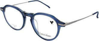 Calvin Klein Mens Blue Rectangular Eyeglass Frames Ck23532T