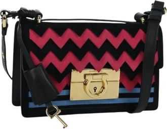 Ferragamo Pre-owned Cross Body Bags, female, Multicolor, Size: ONE SIZE Pre-owned Shoulder Bag