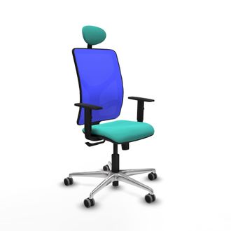 Piqueras y Crespo Silla De Oficina Piqueras Y Crespo Motilla Negro Reposabrazos Ajustables