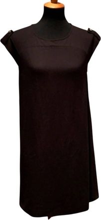 Cynthia Steffe Womens Short Sleeve Sheath Dress In Black
