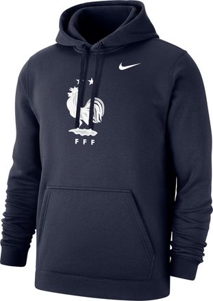 Nike Mens FFF Club Fleece Pullover Hoodie in Blue | M31777GMNAV-FRA