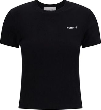 Coperni Baby Tee - Dames - Tops - Zwart - Maat: M Katoen
