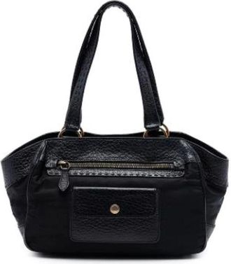 Prada Pre-owned Vintage Nylon Schoudertas - Dames - Vintage Handtas - Zwart - ONE Size - Nylon - Vintage