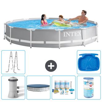 Intex Piscina Prism Frame Redonda - 366x76 Cm - 8-piezas S32084