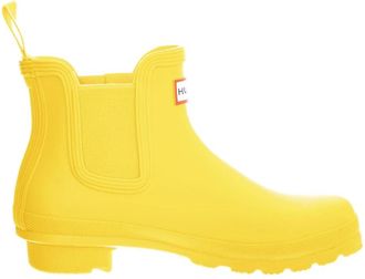 Hunter Original Chelsea Boots - Dames - Regenlaarzen - Geel - 39 EU - Nylon - Schoenen