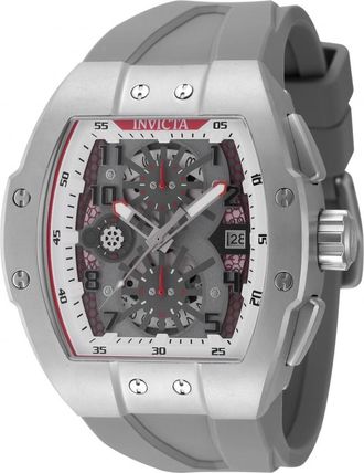 Invicta Racing Chronograph Quartz Grey Dial Mens Watch 48026