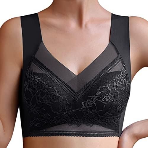 Soutien-gorge Femme Minetom - Sans Armatures - Dentelle Confortable - Push-up Léger - Daily, Sport, Yoga