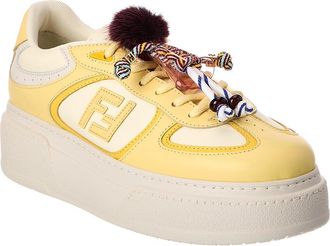 Fendi Fendi Match Leather Platform Sneaker