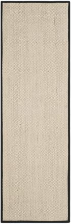 Safavieh Alfombra sisal m&aacute;rmol/negro 76 x 244 cm