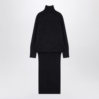 Givenchy Dark Grey Turtleneck With Drawstring