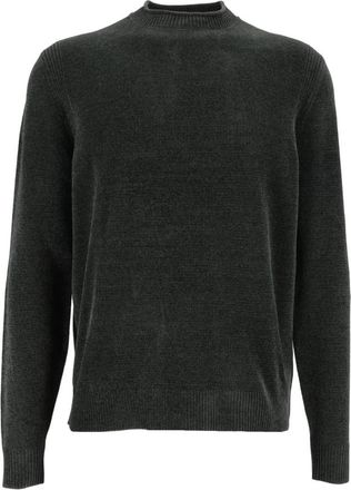 Roberto Ricci Design Maglia girocollo Velvet - Heren - Coltruien - Groen - L - Truien & Vesten
