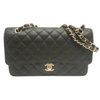 Chanel Pre-owned Vintage Schoudertas - Dames - Pre-owned - Zwart - Maat: ONE Size Leer