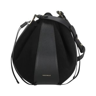 Coccinelle Berry Schoudertas - Dames - Tassen - Zwart - Maat: ONE Size Zijde