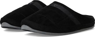 Deer Stags Glacial Mens Slippers Black : 11 M