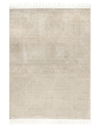 nuLOOM Nuloom Kerry Textured Geometric Tasseled Area Rug