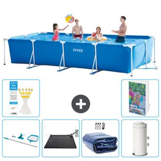 Intex Piscina Con Estructura Rectangular - 450x220x84 Cm - 7-piezas S61