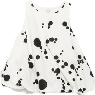 Apuntob Blusa in cotone stampato Apuntob