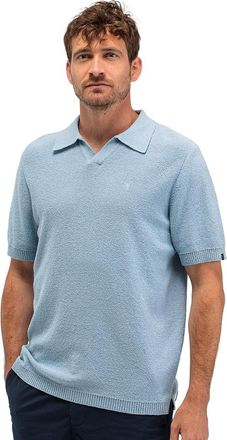 Butcher of Blue Poloshirt Butcher of Blue lichtblauw v-hals