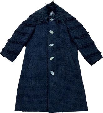 Namacheko Cappotto in tweed - Nero