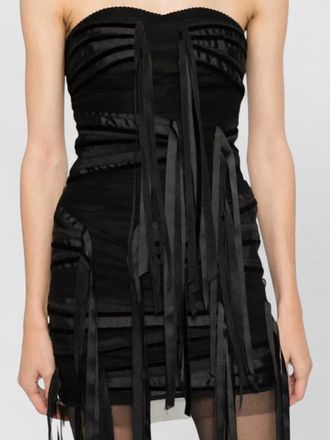 The Attico off-the-shoulder mini dress