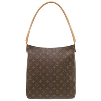 Louis Vuitton Pre-owned Shoulder Bags, female, Brown, Size: ONE SIZE Pre-owned Looping GM Shoulder Bag
