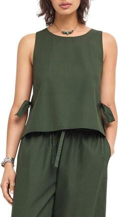 Vitamin A Parker Organic Cotton Tank Top in Forest at Nordstrom, Size X-Small