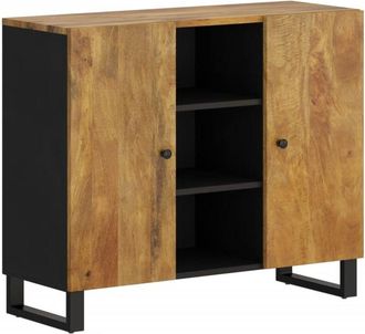 vidaXL Sideboard with 2 Doors 90x33x75 cm Solid Wood Mango vidaXL