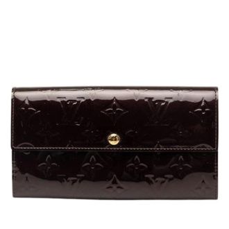 Louis Vuitton Pre-owned Wallets, female, Purple, Size: ONE SIZE Pre-owned Long Wallet