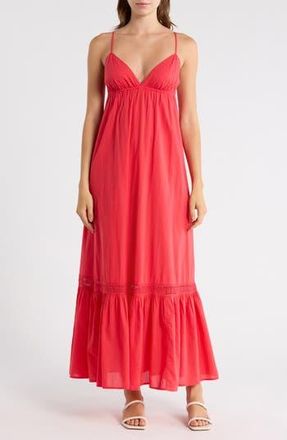 Abound Cotton Maxi Dress in Red Saucy at Nordstrom Rack, Size X-Large