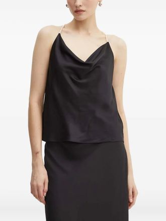 Custommade Top con decorazione - Nero