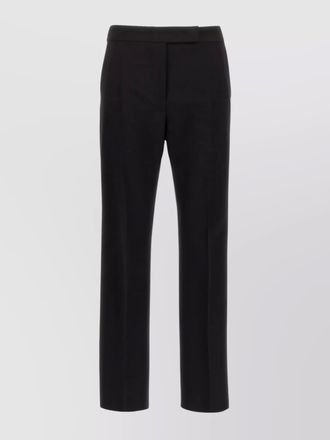 Max Mara wool straight-leg tailored trousers