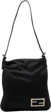 Fendi Pre-owned Shoulder Bags, female, Black, Size: ONE SIZE Pre-owned Vintage Shoulder Bag