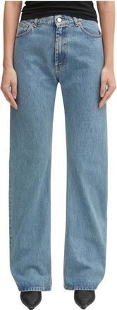 VETEMENTS O-Leg Jeans - Dames - Jeans - Blauw - Maat: W26 Katoen