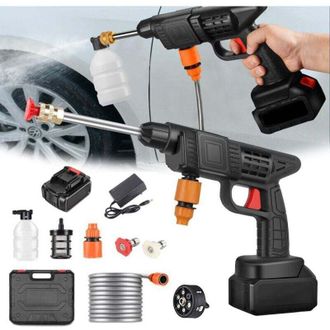 OEM Hidrolimpiadora El&eacute;ctrica Crezuo De 48 V Y 90 Bares De Presi&oacute;n Con Boquilla Multi-spray 6 En 1 Y Manguera De 5 M.-crezuo
