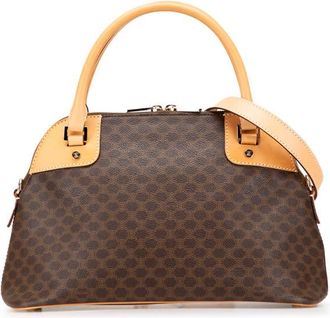 Celine Pre-owned Celine Macadam Coated Canvas Dome Satchel PP-SA-0067