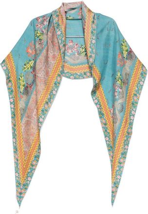 Pierre-Louis Mascia bedrukte zijden sjaal