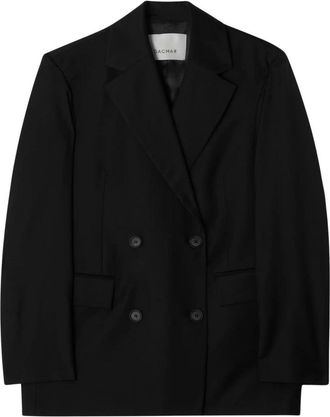 Dagmar Classic Wool Blazer - Dames - Blazers - Zwart - L - Wol - Jassen
