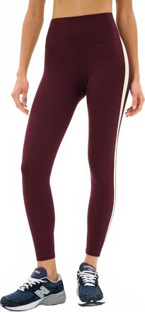SPLITS59 Clare High Waist Rigor Leggings In Cherry/cream