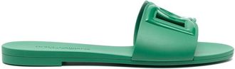 Dolce & Gabbana Bianca DG-logo slides - women - Thermoplastic Polyurethane (TPU)/Thermoplastic Polyurethane (TPU)/Thermoplastic Polyurethane (TPU