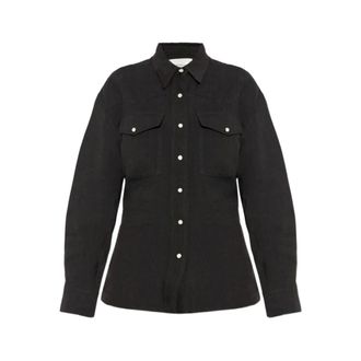 STUDIO NICHOLSON Shirts, female, Black, Size: XS Krauss Espre