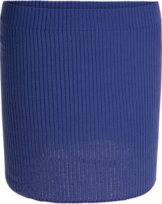 Courr&egrave;ges Womens Cotton Blue Skirts - Purple - Size Medium