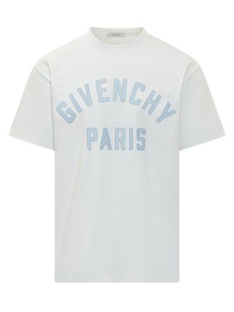 Givenchy White Crew Neck T-Shirts