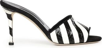 Manolo Blahnik Larache 90 Mules - Dames - Muiltjes - Veelkleurig - 39 1/2 EU - Leer - Schoenen