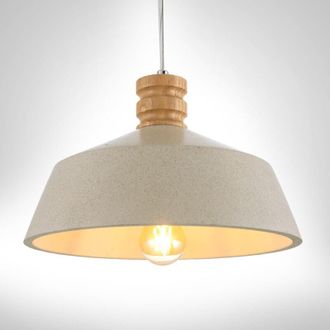 Paco Home Lampada a sospensione a, E27, per soggiorno, sala da pranzo, cucina, regolabile in altezza Béton Grès Blanc, Senza illuminante - Paco Home