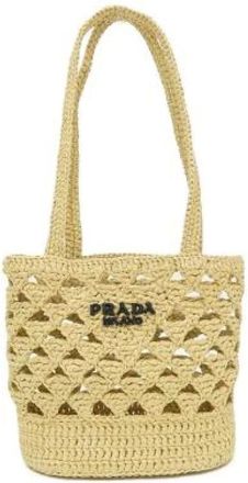 Prada Bolso de crochet Pre-owned - Pre-owned - Mujer - Beige - ONE SIZE