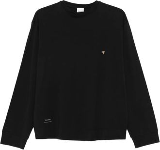 Nanushka T-shirt Kazmer in cotone a maniche lunghe - Nero