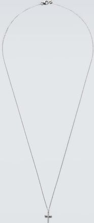 Mateo Bijoux 14kt white gold pendant necklace with diamonds