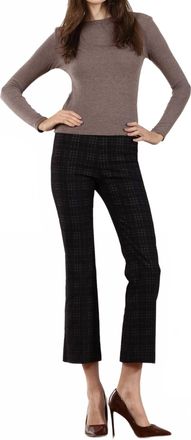 Avenue Montaigne Leo Flare Cut Pants In Smokey