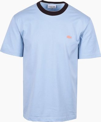 Lacoste Mens LACOSTE T-SHIRT CHAMBREY - Blue - Size: 40