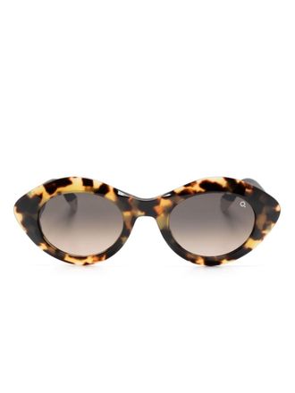 Etnia Barcelona Occhiali da sole Ampat ovali - Marrone